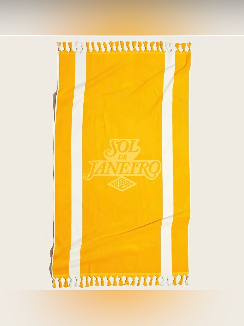 Sol de Janeiro Badalada Oversized Beach Towel, Cotton, Fringe Detail